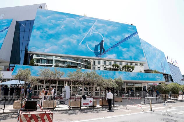 Der Palais des Festivals et des Congres de Cannes während des Festival de Cannes 2022 75. Internationale Filmfestspiele von Cannes. Cannes, 16.05.2022
