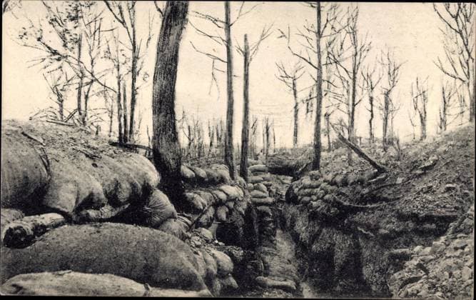 Herbstschlacht in der Champagne 1915, Kgl. Sächs. Res. Inf. Regt. 104 *** Autumn Battle of Champagne 1915, Kgl Sächs Res Inf Regt 104