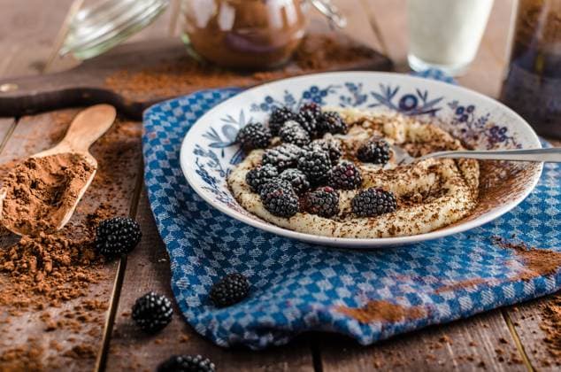 Porridge - czech original with berries, sugar and cocoa powder , 22988644.jpg, porridge, food, breakfast, bowl, oatmeal, healthy, baby, oats, white, meal, organic, cereal, vegetarian, oat, natural, eating, table, fruit, diet, sweet, closeup, lunch, dieting, spoon, fresh, nutrition, tasty, ingredient, morning, milk, wood, wooden, dinner, grain, berry, cuisine, background, health, cooked, dish, cocoa, powder, czech, original, berries, sugar, glutten, free, domestic, bio,