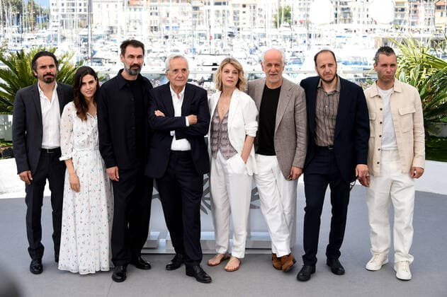 75th Cannes film festival 2022, Photocall ˜Esterno notte™ (exterior night) . Pictured: Fabrizio Gifuni, Marco Bellocchio, Margherita Buy, Toni Servillo, Gabriel Montesi, Fausto Russo Alesi, Daniela Marra, Piergiorgio Bellocchio  Copyright: xAlbertoxTerenghi Cannesx2022x xix xVenezia2020x