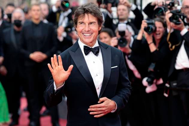 Bilder des Jahres 2022, Entertainment 05 Mai Entertainment Themen der Woche KW20 Entertainment Bilder des Tages Tom Cruise bei der Premiere des Kinofilms Top Gun: Maverick auf dem Festival de Cannes 2022 75. Internationale Filmfestspiele von Cannes im Palais des Festivals. Cannes, 18.05.2022 *** Tom Cruise at the premiere of the feature film Top Gun Maverick at the Festival de Cannes 2022 75 Cannes International Film Festival at the Palais des Festivals Cannes, 18 05 2022. Foto:xS.xGabschx xFuturexImage