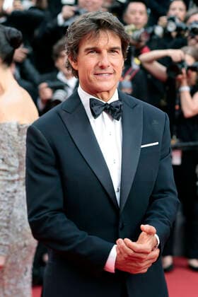 Tom Cruise bei der Premiere des Kinofilms Top Gun: Maverick auf dem Festival de Cannes 2022 75. Internationale Filmfestspiele von Cannes im Palais des Festivals. Cannes, 18.05.2022