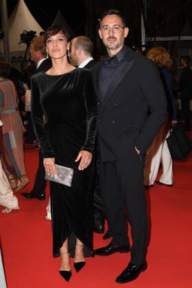 75th Cannes Film Festival 2022, red carpet Le Otto Montagne. Pictured: Roberta Gianrusso e Riccardo Di Pasquale  Copyright: xManuelexMangiarottix xipa-agencyx xVeneziax2020x