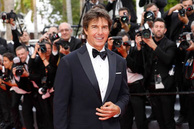 Tom Cruise bei der Premiere des Kinofilms Top Gun: Maverick auf dem Festival de Cannes 2022 75. Internationale Filmfestspiele von Cannes im Palais des Festivals. Cannes, 18.05.2022