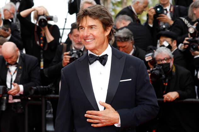 Tom Cruise bei der Premiere des Kinofilms Top Gun: Maverick auf dem Festival de Cannes 2022 75. Internationale Filmfestspiele von Cannes im Palais des Festivals. Cannes, 18.05.2022