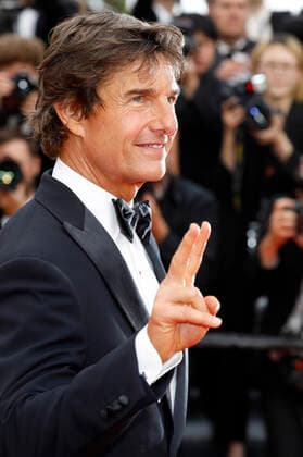 Tom Cruise bei der Premiere des Kinofilms Top Gun: Maverick auf dem Festival de Cannes 2022 75. Internationale Filmfestspiele von Cannes im Palais des Festivals. Cannes, 18.05.2022