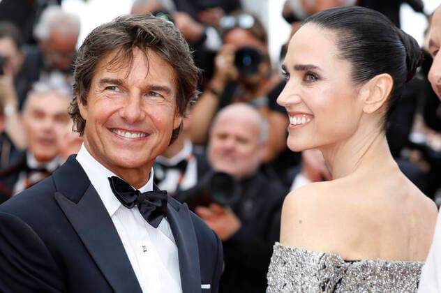 Tom Cruise und Jennifer Connelly bei der Premiere des Kinofilms Top Gun: Maverick auf dem Festival de Cannes 2022 75. Internationale Filmfestspiele von Cannes im Palais des Festivals. Cannes, 18.05.2022