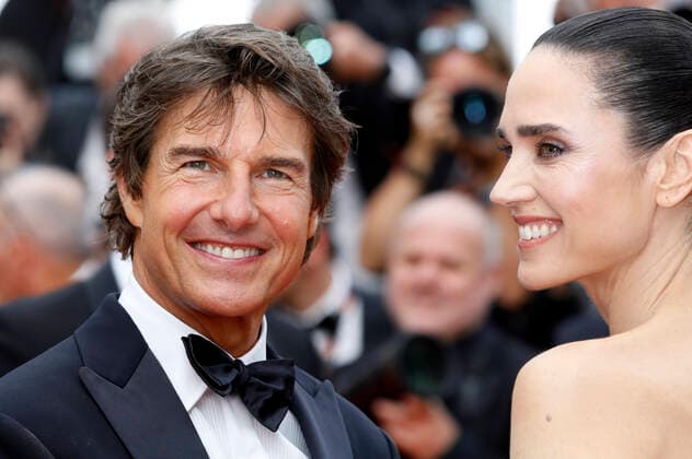 Tom Cruise und Jennifer Connelly bei der Premiere des Kinofilms Top Gun: Maverick auf dem Festival de Cannes 2022 75. Internationale Filmfestspiele von Cannes im Palais des Festivals. Cannes, 18.05.2022