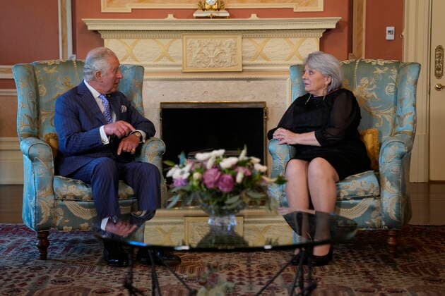 May 18, 2022, Ottawa, ON, Canada: Prince Charles meets with Mary Simon, Governor General of Canada, at Rideau Hall in Ottawa on Wednesday May 18, 2022. Ottawa Canada  - ZUMAc35_ 20220518_zaf_c35_160 Copyright: xPaulxChiassonx