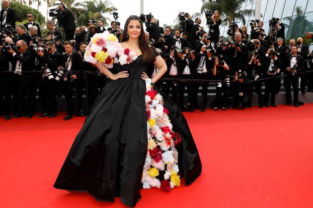May 18, 2022, Cannes, France: Aishwarya Rai Bachchan attends the premiere of Top Gun: Maverick during the 75th Annual Cannes Film Festival at Palais des Festivals in Cannes, France, on 18 May 2022. Photo: Cannes France - ZUMAm179 20220518_zep_m179_104 Copyright: xAlecxMichaelx