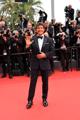 Tom Cruise Premiere des Kinofilms Top Gun: Maverick auf dem Festival de Cannes 2022 75. Internationale Filmfestspiele von Cannes im Palais des Festivals Cannes 18. Mai 2022