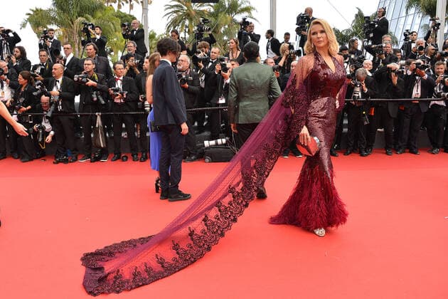 Veronica Ferres bei der Top Gun: Maverick Film Premiere am 18.05.2022 im Rahmen vom 75. Cannes Filmfestival in Cannes 75.Cannes Film Festival 2022 - Top Gun: Maverick Film Premiere