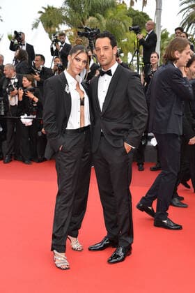 Iris Mittenaere und Diego El Glaou bei der Top Gun: Maverick Film Premiere am 18.05.2022 im Rahmen vom 75. Cannes Filmfestival in Cannes 75.Cannes Film Festival 2022 - Top Gun: Maverick Film Premiere