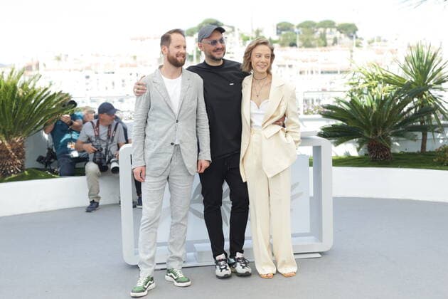 75eme Festival International du Film de Cannes. Photocall du film Tchaikovski s Wife . 75eme Festival International du Film de Cannes. Photocall du film Tchaikovski s Wife . Festival de Cannes 2022 - The 75th annual Cannes film festival 2022 in Cannes - France - photocall of Tchaikovski s Wife 280342 0000-00-00 Cannes France Mikhailova, Alena; Serebrennikov, Kirill; Biron, Odin  Copyright: xTerencexBaelenx STAR_280342_015