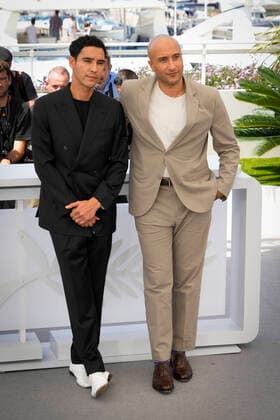 Foto IPP Daniele Cifala™ Cannes 19 05 2022 Harka Photocall - The 75th Annual Cannes Film Festival nella foto: Adam Bessa, and Lotfy Nathan Italy Photo Press - World Copyright