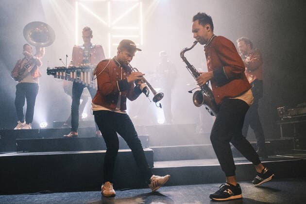 Meute live in Copenhagen, Denmark Copenhagen, Denmark. 18th, May 2022. The German techno marching band Meute performs a live concert at VEGA in Copenhagen. Copenhagen Denmark  Copyright: xGonzalesxPhoto FlemmingxBoxJensex