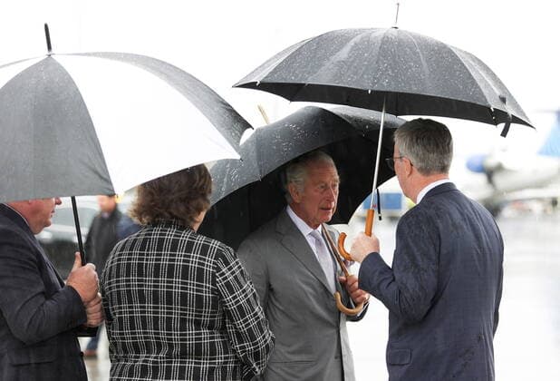 May 19, 2022, OTTAWA, ON, CANADA: Prince Charles and Camilla, Duchess of Cornwall (not pictured) depart from Ottawa for Yellowknife, while on the final day of their Canadian Royal Tour, Thursday May 19, 2022. OTTAWA CANADA  - ZUMAc35_ 20220519_zaf_c35_028 Copyright: xCarlosxOsoriox
