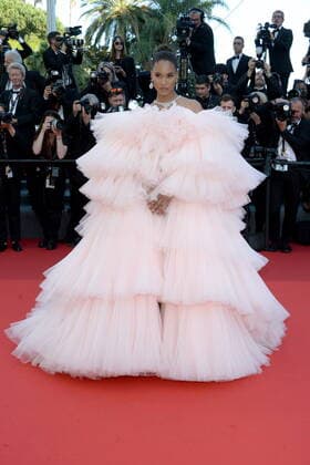 May 19, 2022, CANNES, France: CANNES, FRANCE - MAY 19: Cindy Bruna attends the screening of Armageddon Time during the 75th annual Cannes film festival at Palais des Festivals on May 19, 2022 in Cannes, France. CANNES France - ZUMAi09_ 20220519_zaf_i09_045 Copyright: xFrederickxInjimbertx