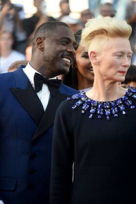 75th Cannes film festival 2022, Red Carpet film Three thousand years of longing. Pictured: Idris Elba, Tilda Swinton  Copyright: xAlbertoxTerenghi Cannesx2022x xix xVenezia2020x