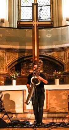 Konzert von Jason Sharp @ Zionskirche Berlin, Kiezsalon Jason Sharp