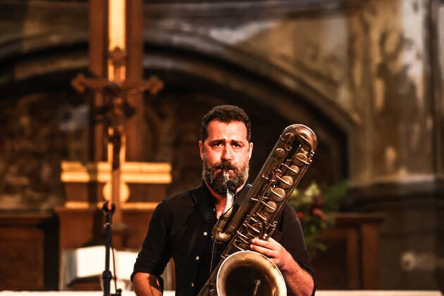 Konzert von Jason Sharp @ Zionskirche Berlin, Kiezsalon Jason Sharp