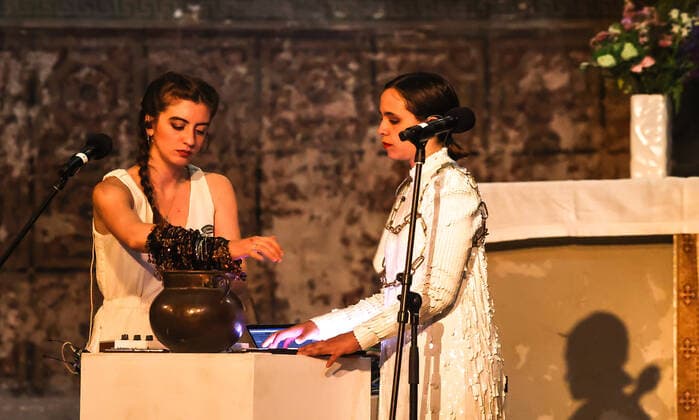 Konzert von Tarta Relena @ Zionskirche Berlin, Kiezsalon Tarta Relena, Helena Ros and Marta Torrella