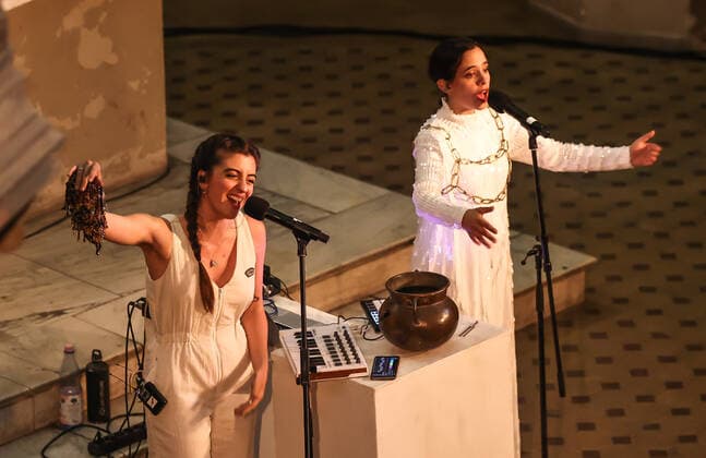 Konzert von Tarta Relena @ Zionskirche Berlin, Kiezsalon Tarta Relena, Helena Ros and Marta Torrella