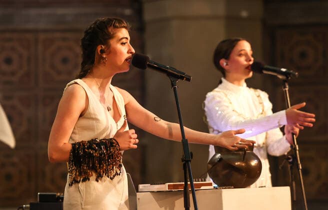 Konzert von Tarta Relena @ Zionskirche Berlin, Kiezsalon Tarta Relena, Helena Ros and Marta Torrella