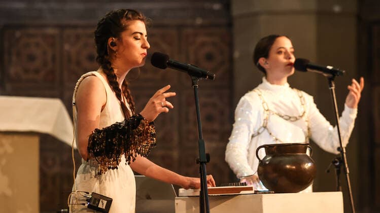 Konzert von Tarta Relena @ Zionskirche Berlin, Kiezsalon Tarta Relena, Helena Ros and Marta Torrella
