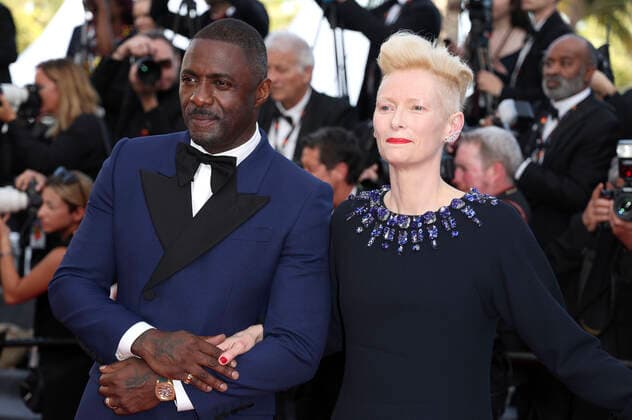 Idris Elba und Tilda Swinton bei der Premiere des Kinofilms Three Thousand Years of Longing auf dem Festival de Cannes 2022 75. Internationale Filmfestspiele von Cannes im Palais des Festivals. Cannes, 20.05.2022