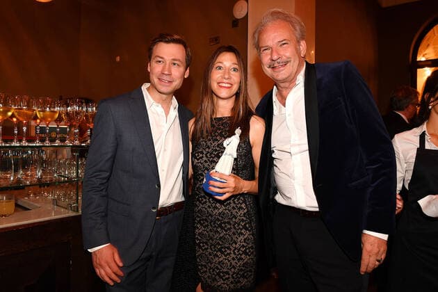 David Kross, Johanna Wokalek und Leander Haussmann bei der Verleihung Bayerischer Filmpreis 2022 am 20.05.2022 im Prinzregententheater in München Bayerischer Filmpreis 2022 in Muenchen