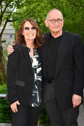Caroline Link und Dominik Graf bei der Verleihung Bayerischer Filmpreis 2022 am 20.05.2022 im Prinzregententheater in München Bayerischer Filmpreis 2022 in Muenchen