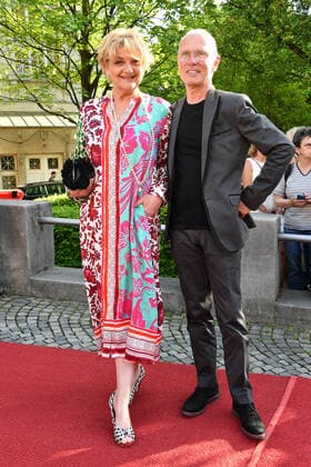 Saskia Vester und ihr Ehemann Robert Flörke bei der Verleihung Bayerischer Filmpreis 2022 am 20.05.2022 im Prinzregententheater in München Bayerischer Filmpreis 2022 in Muenchen