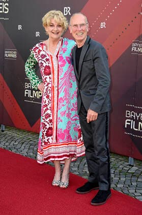 Saskia Vester mit Ehemann Robert Flörke bei der Verleihung des 43. Bayerischen Filmpreises 2021 im Prinzregententheater. München, 20.05.2022