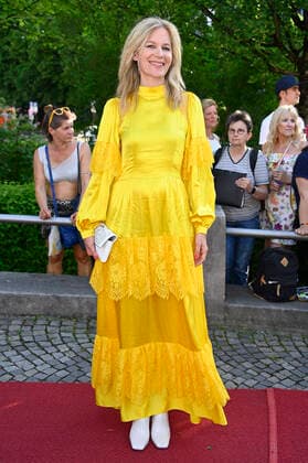 Katharina Schwarz bei der Verleihung des 43. Bayerischen Filmpreises 2021 im Prinzregententheater. München, 20.05.2022