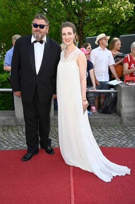 Peter Rappenglück und Katharina Botzenhart bei der Verleihung des 43. Bayerischen Filmpreises 2021 im Prinzregententheater. München, 20.05.2022