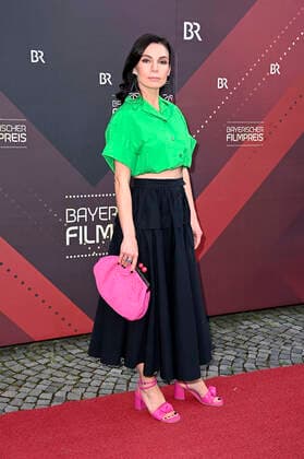 Nadine Warmuth bei der Verleihung des 43. Bayerischen Filmpreises 2021 im Prinzregententheater. München, 20.05.2022