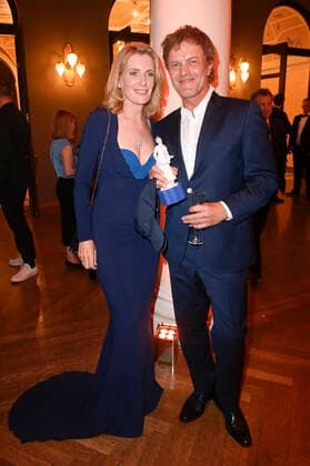 Maria Furtwängler und Christoph Müller bei der Verleihung des 43. Bayerischen Filmpreises 2021 im Prinzregententheater. München, 20.05.2022