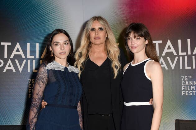 Cannes 2022 - 75Â° Festival Internazionale del cinema, giorno 4 - Presentazione Filming Italy - Sardegna Festival Nella foto Emanuela Postacchini Annabelle Belmondo e Tiziana Rocca  Copyright: xManuelexMangiarottix xipa-agencyx xVenezia2020x