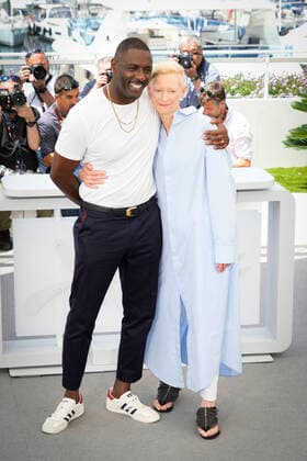 Foto IPP Daniele Cifala™ Cannes 21 05 2022 Three Thousand Years Of Longing (Trois Mille Ans A T Attendre) Photocall - The 75th Annual Cannes Film Festival nella foto: Idris Elba and Tilda Swinton Italy Photo Press - World Copyright
