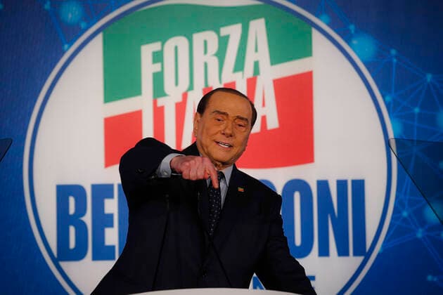 News Themen der Woche KW20 News Bilder des Tages Silvio Berlusconi speaking during the Forza Italia party convention L Italia del Futuro at the Mostra d Oltremare.  Copyright: xSalvatorexLaportax xipa-agency.nx xKontrolabx