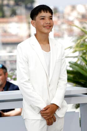 LaDainian Crazy Thunder beim Photocall zum Kinofilm War Pony auf dem Festival de Cannes 2022 75. Internationale Filmfestspiele von Cannes am Palais des Festivals. Cannes, 21.05.2022