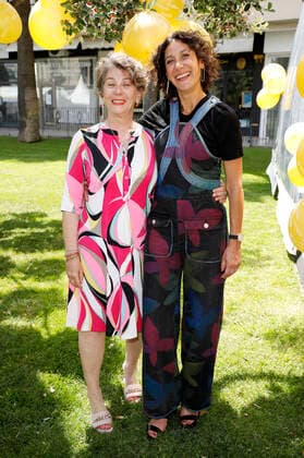 Kirsten Niehuus und Emily Atef beim Medienboard Empfang auf dem Festival de Cannes 2022 75. Internationale Filmfestspiele von Cannes in den Gardens of the Grand Hotel. Cannes, 21.05.2022