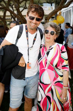 Hans Weingartner und Kirsten Niehuus beim Medienboard Empfang auf dem Festival de Cannes 2022 75. Internationale Filmfestspiele von Cannes in den Gardens of the Grand Hotel. Cannes, 21.05.2022