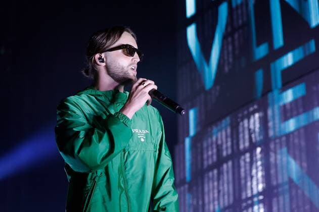 2022-05-21 20:13:32 ROTTERDAM - Fans of the Rotterdam rapper Kevin, known for the albums Lente and Grote Versnelling, among others, during a concert in Rotterdam Ahoy. ANP BAS CZERWINSKIA netherlands out - belgium out