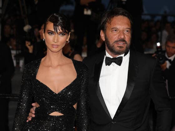 May 22, 2022, Cannes, Cote d Azur, France: STEFANIA CRISTIAN and jury member SAMUEL LE BIHAN attend the R.M.N. screening during 75th annual Cannes Film Festival Cannes France - ZUMAc179 20220522_zep_c179_010 Copyright: xMickaelxChavetx