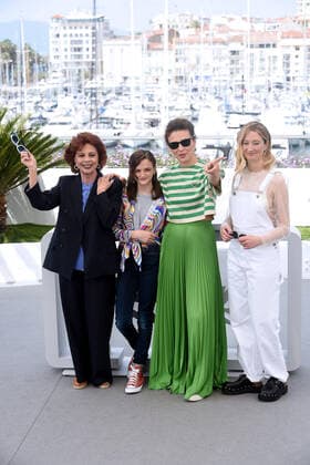 75th Cannes film festival 2022, Photocall film Marcel!. Pictured: Jasmine Trinca, Alba Rohrwacher, Giovanna Ralli, Maayane Conti  Copyright: xAlbertoxTerenghi Cannesx2022x xix xVenezia2020x