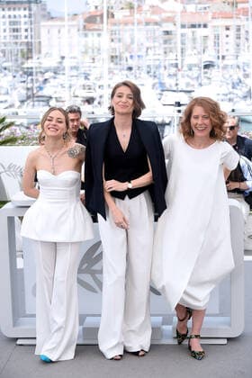 75th Cannes film festival 2022, Photocall film R.M.N.. Pictured: Judith State, Orsolyna Moldovan, Macrina Barladeanu  Copyright: xAlbertoxTerenghi Cannesx2022x xix xVenezia2020x
