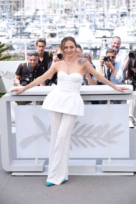 75th Cannes film festival 2022, Photocall film R.M.N.. Pictured: Macrina Barladeanu  Copyright: xAlbertoxTerenghi Cannesx2022x xix xVenezia2020x
