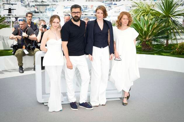 Foto IPP Daniele Cifala™ Cannes 22 05 2022 R.M.N Photocall - The 75th Annual Cannes Film Festival nella foto: Macrina Barladeanu, Marin Grigore, Judith State and Orsolya Moldovan Italy Photo Press - World Copyright